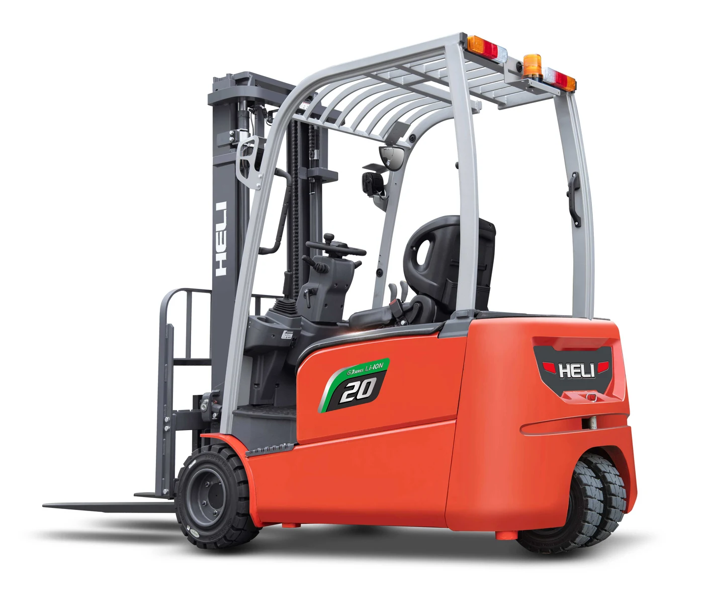 G3 Series 80V Electric Lithium-ion 3-Wheel Forklift 3000-4000 lbs