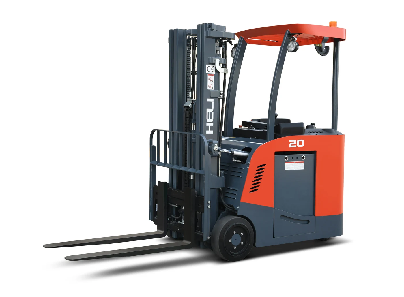 G Series 48V Electric Lithium-ion 3-Wheel Stand-Up Forklift 3000-4000 lbs