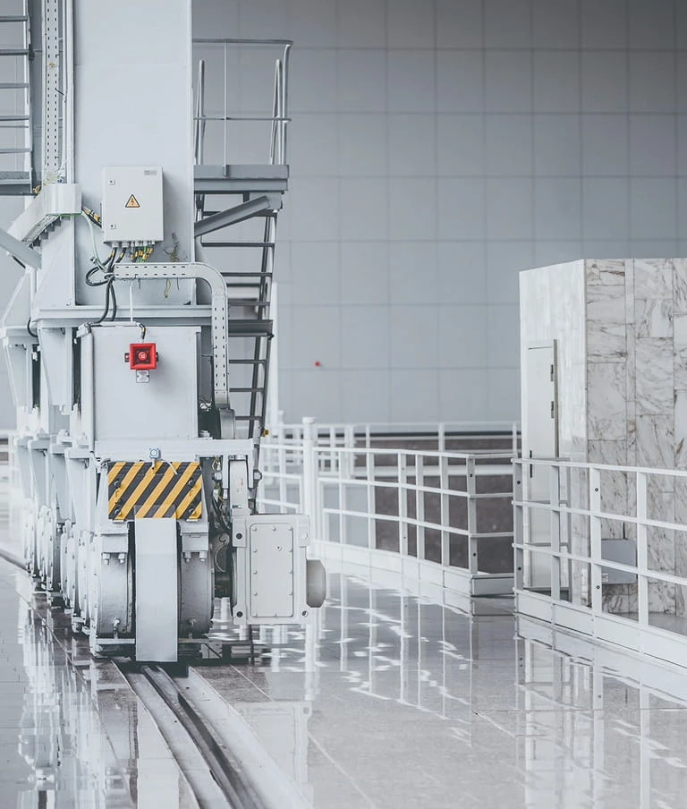 PUDU CC1 commercial cleaning application — official product image, not a factory photograph